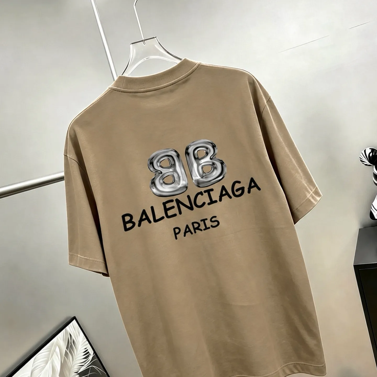 bal～ ，New Arrival 280g 7A tee ， Same Style ， : Black White Coffee Brown Size：S（90-130 ） M（125-150 ） L（135-165 ） XL（160-190 ） XXL（185-220